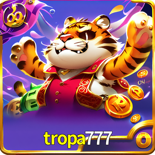 Imagem promocional da tropa777 mostrando a plataforma e suas vantagens